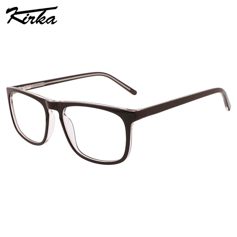 

Kirka Unisex Eyewear Acetate Rectangle Shape Frame Optical Glasses Classical Color Design Eyeglasses in 4 Colors WD1402