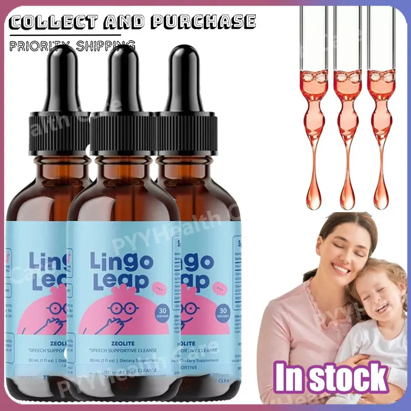 

LingoLeap Drops Zeolite Liquid Vitamin B12 and D3 Formula Gentle Daily Nutritional Support Easy Absorption 30ml Per Bottle