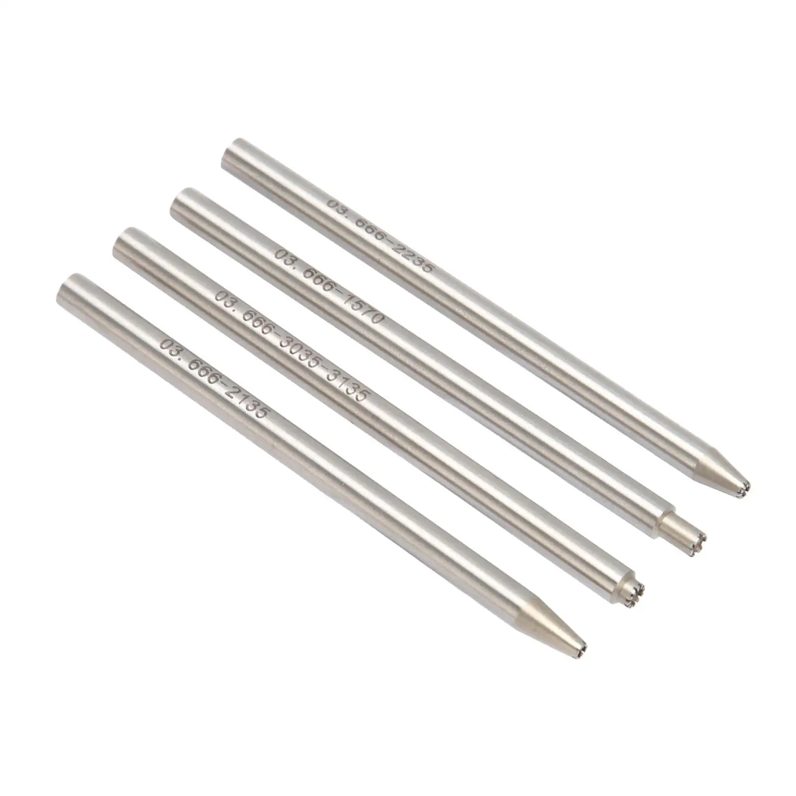 4x Oscillating Rotor Weight Axle Punch Clock Mechanical Watch Steel Strong Toughness Staking Punch for 2135 3035 3135 1570 2235