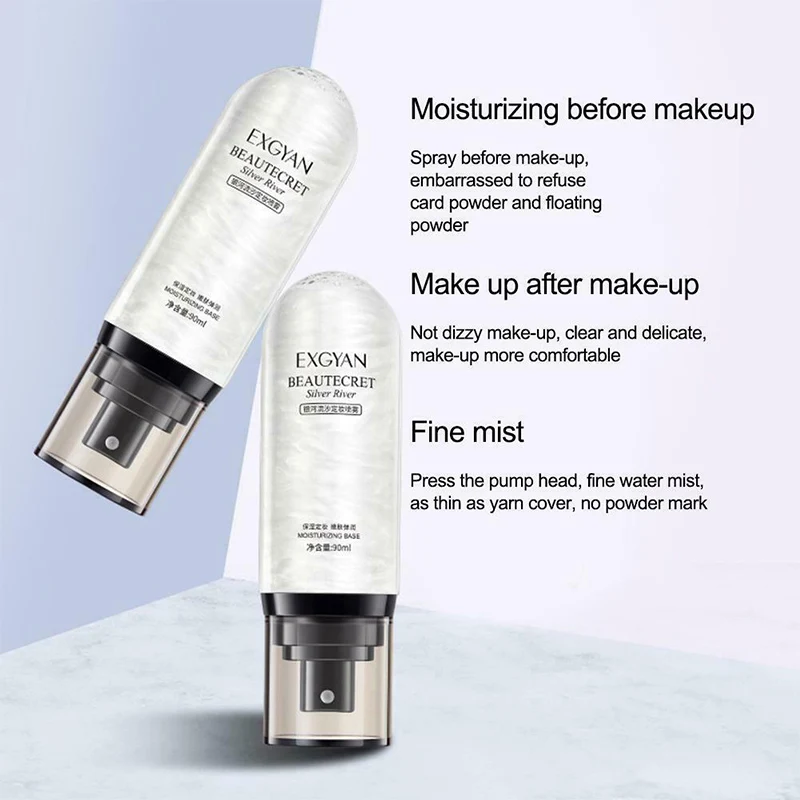 90ml Make-up Einstellung Spray Gesicht Primer Foundation Base Fixer Hydrat lang anhaltende dauerhafte Make-up Fix Foundation Spray