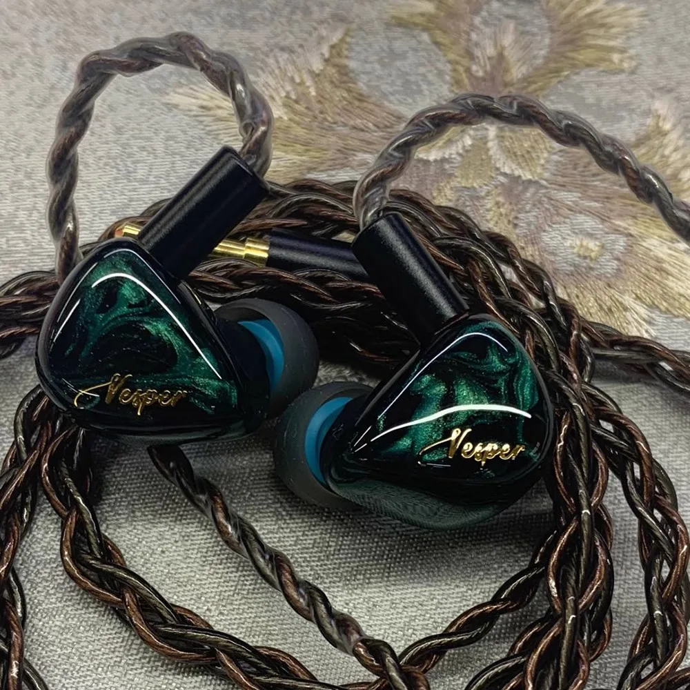 QOA Vesper 1BA + 1DD في الأذن سماعة الهجين سائق سماعة HIFI DJ رصد سماعات أذن مع كابل للانفصال ZSTX SIF S2 PRO