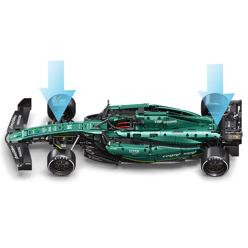 

IN STOCK MOC Technical 1:8 RC Racing Car AMR25 Building Blocks Bricks Assembling Model Toys for Children Christmas Gift Set