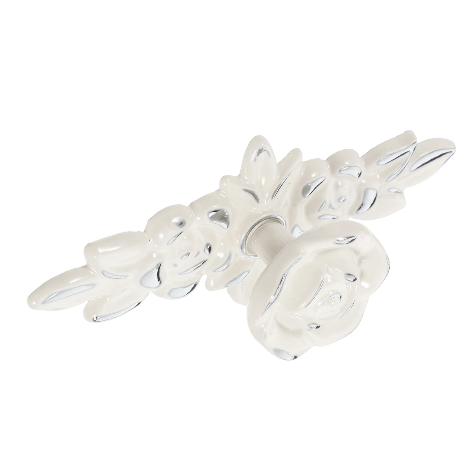 

European Style Cabinet Door Handle Modern Rose Design Zinc Alloy Furniture Knob Decorative Drawer Pulls Wardrobe Closet Hardware