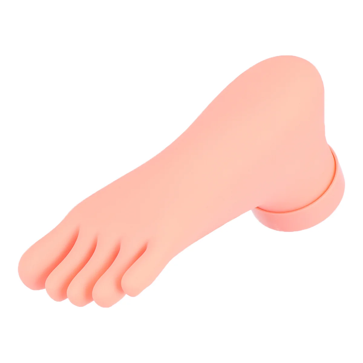 1 pc Real Skin Touch Elastic Foot Practice For Manicure Training Lightweight Durable Nail Art Practice Tool Manicure Tools Nail