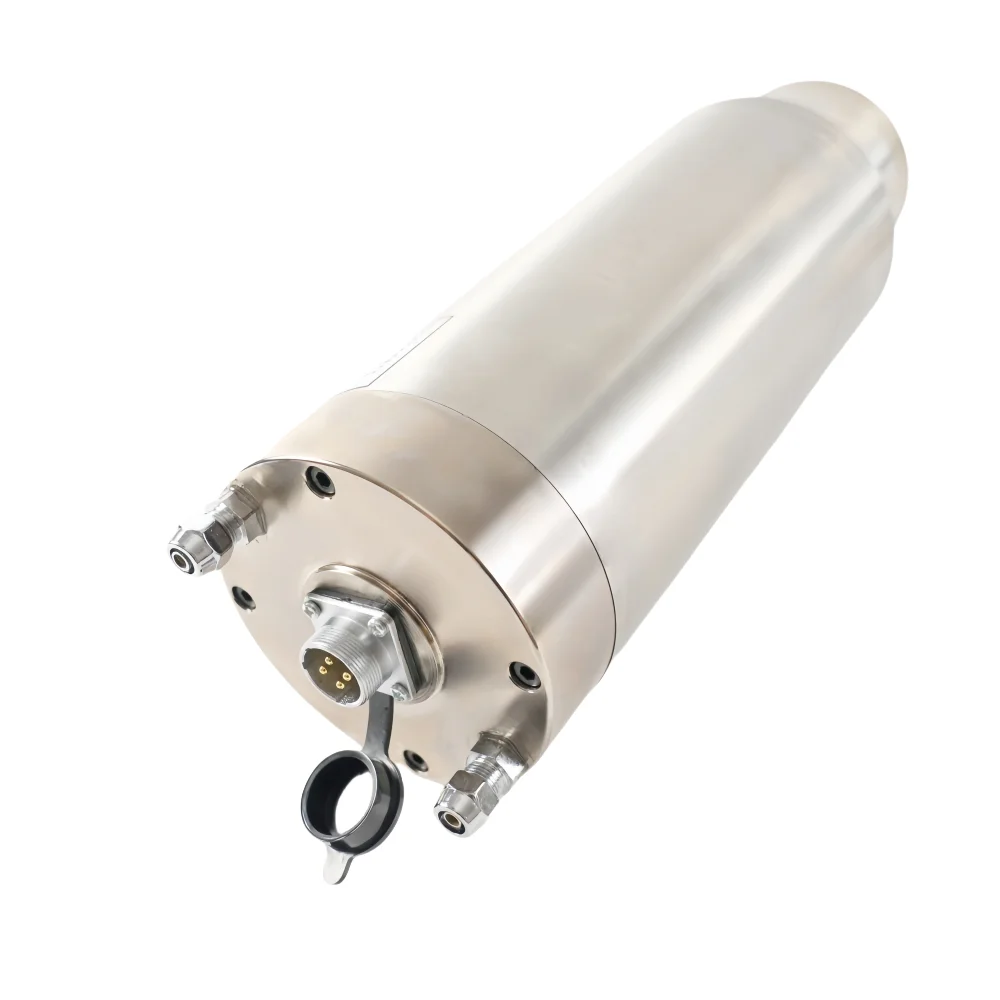 GDK110-9-18Z/2.2-4.4 Water Cooling Spindle Motor 2.2KW for Metal Cutting Cnc Machine