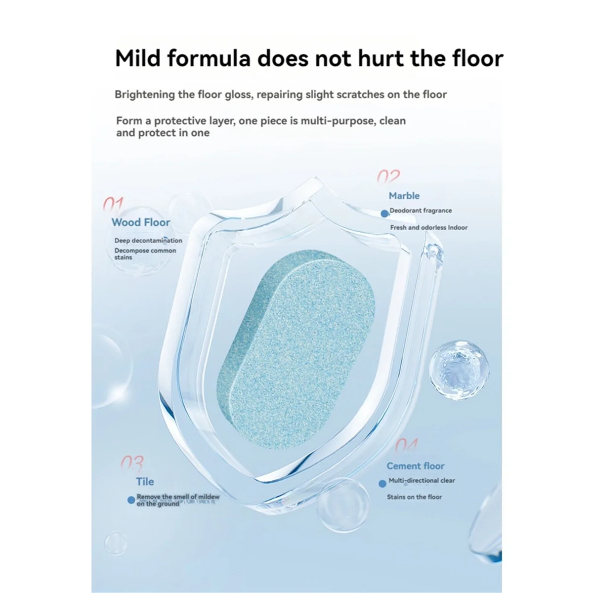 30PCS Flooring Cleaning Tablets All-Purpose for Narwal J4/J4 Lite /J3 Vacuum Household Cleaner Tablets Parts—A19G