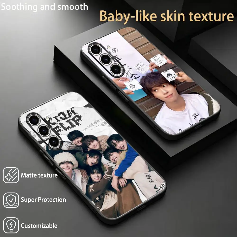 Korean Kick band cool man design  Phone Case For Samsung Galaxy S26 S25 S24 S23 S22 S21 Plus Ultra Note20 Soft Black