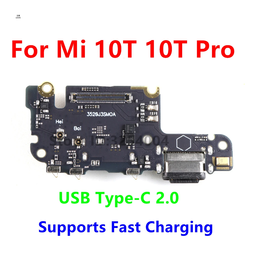

33W Charger Board Flex USB Type-C 2.0 For Xiaomi Mi 10T 5G / Mi 10T Pro Port Connector Dock Charging Flex Cable
