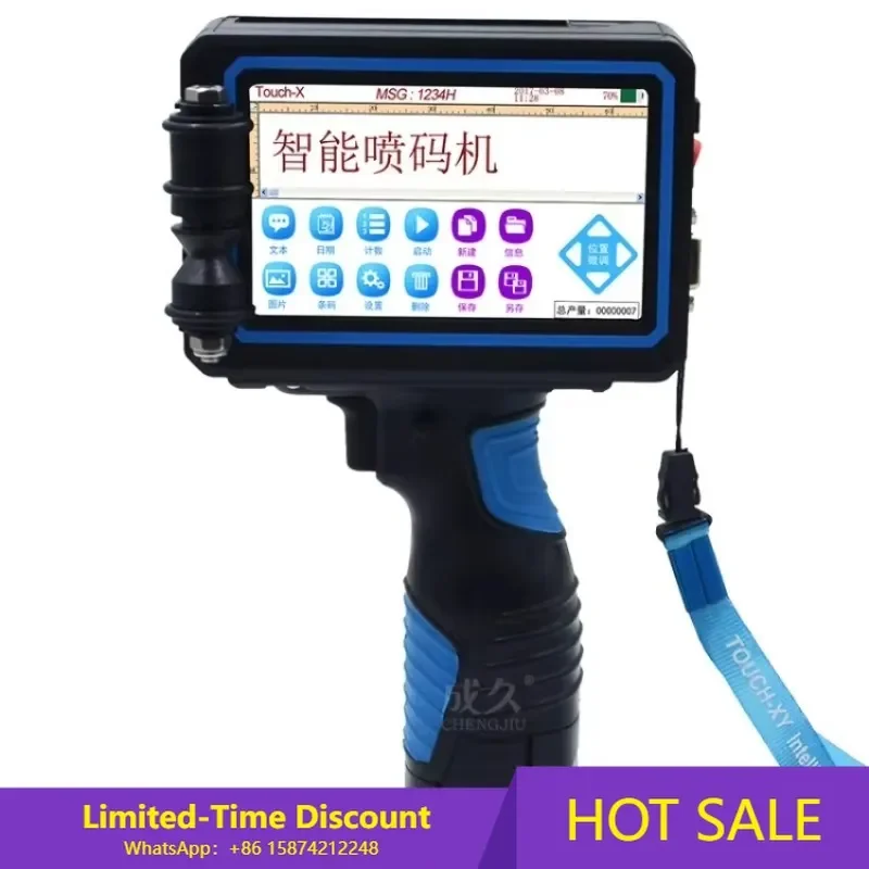 

New Handheld Inkjet Printer Machine 12.7 mm 48 mm 50 mm for Stickers