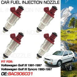 Car Fuel Injectors Nozzle Injection for Volkswagen VW Golf III MK3 1991-1997 Volkswagen VW Golf III Syncro 1993-1997 BAC906031