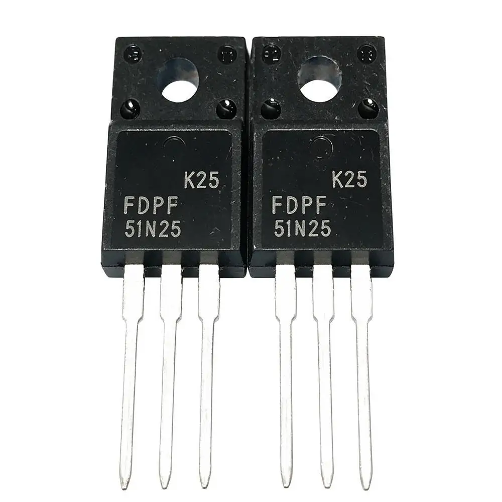 5PCS BA00AST FDPF51N25 28A 250V 22NM60N STF22NM60N 650V 16A 25TTS08FP 25A 800V FCF06B60 600V 6A BUK7728-55A 55V TO-220F