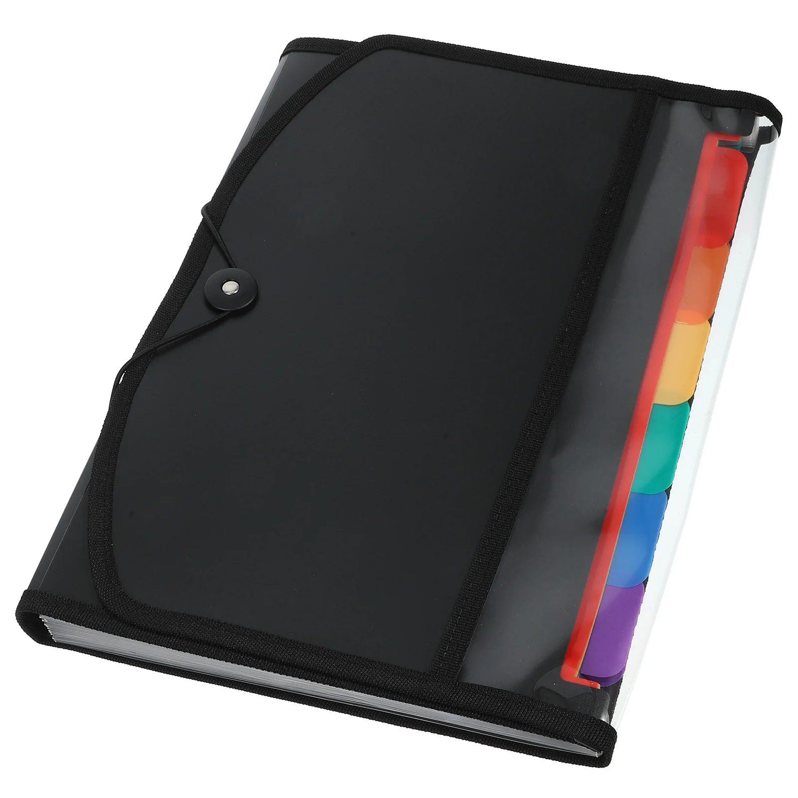 

PVC Document File Folder Portable Expanding File Organizer Accordion Style Button Closure Multi Pocket Document Storage