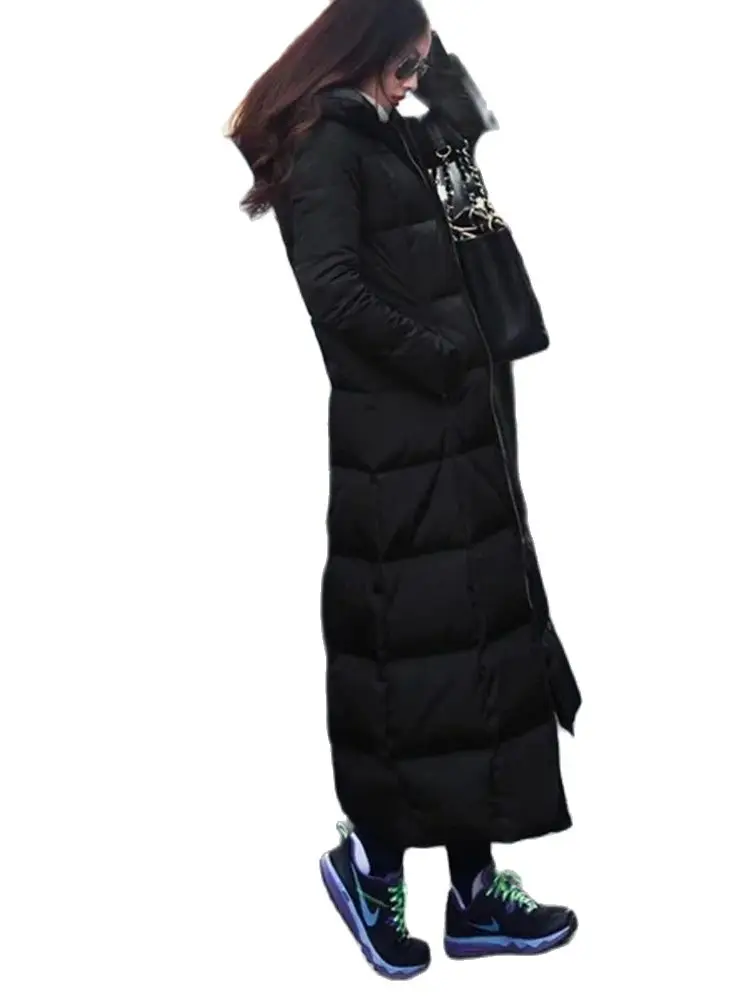 2019 new winter coats plus size white black navy blue win red womens down jacket
