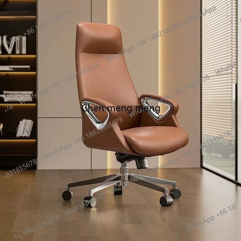 RR Backrest lazy casual sedentary office, single fixed armrest, breathable ergonomic chair