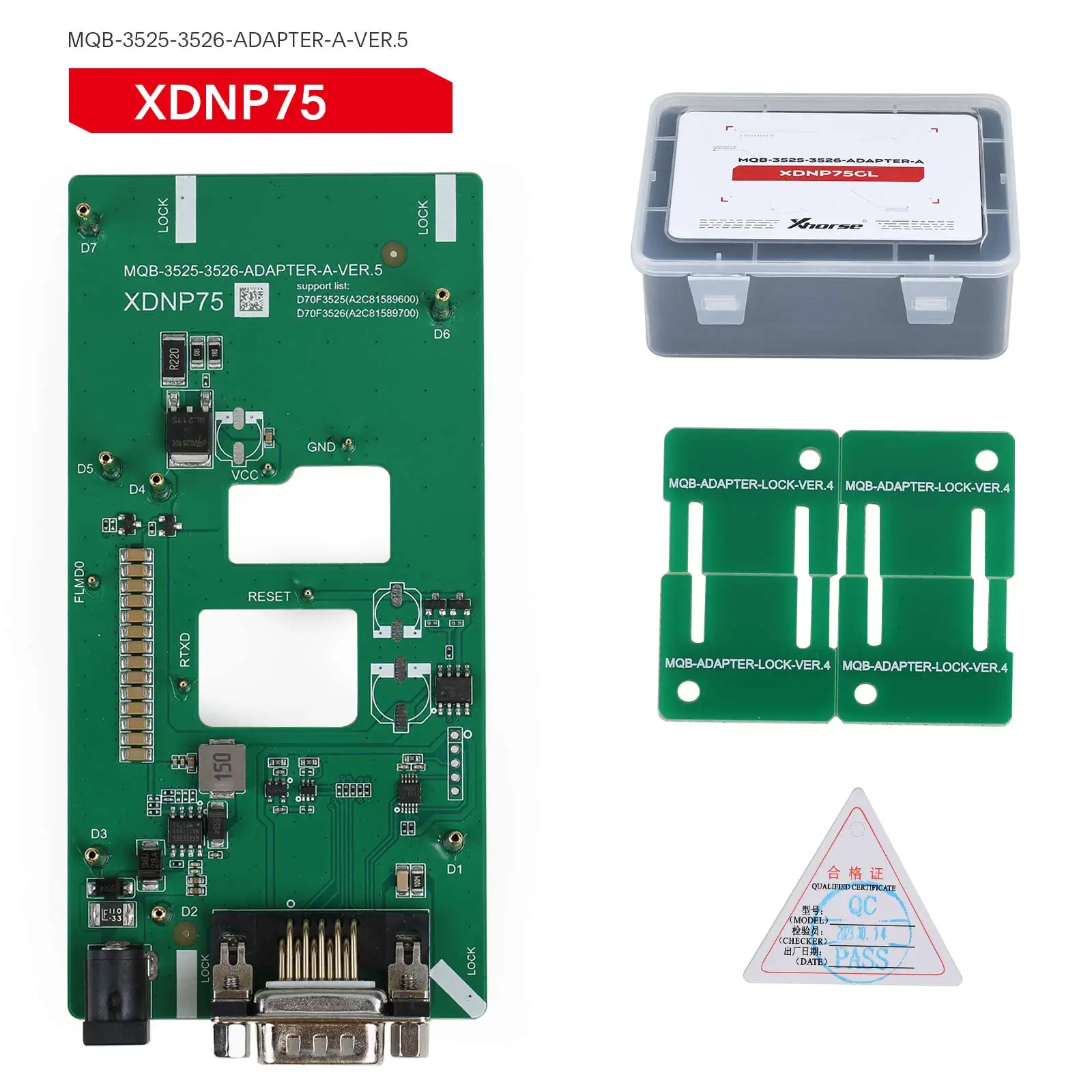 Xhorse MQB48 For VVDI PROG and Key Tool Plus Pad No Disassembly No Soldering 13 Full Set Adapters XDNPM3GL