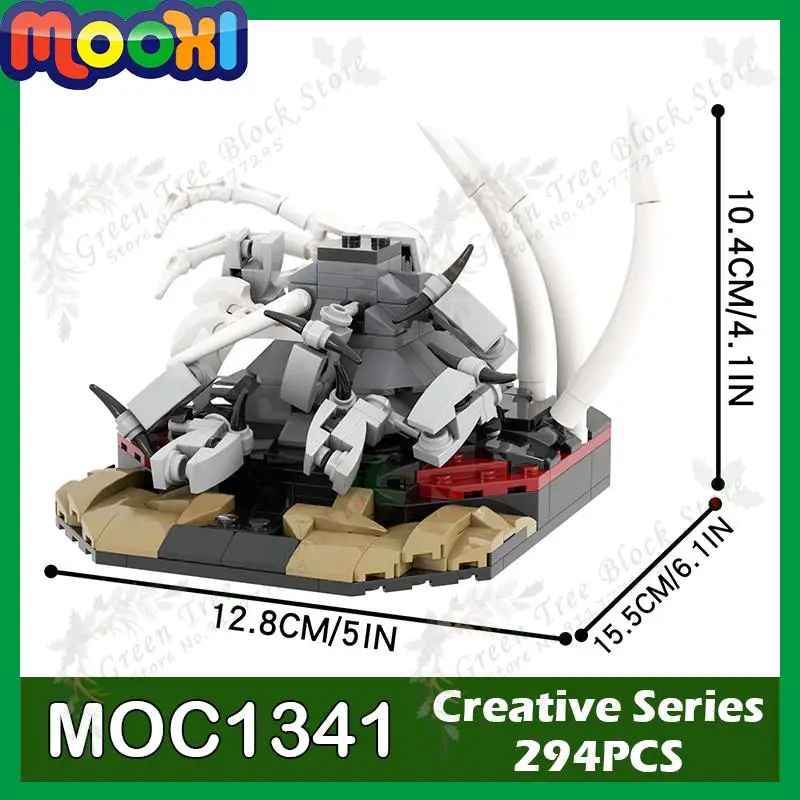 MOC1341 294PCS Anime Ryomen Sukuna Malevolent Shrine Building Block Jujutsu Kaisen Domain Scene Model DIY Assembly Toys For Kids