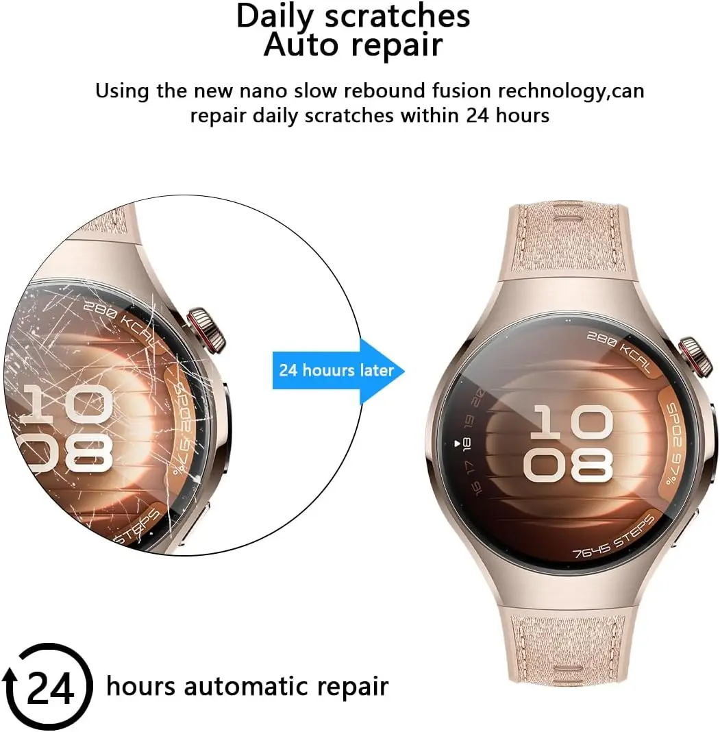 Защитная пленка для экрана Huawei Watch 5, 3 шт., гидрогелевые пленки 42/46 мм, браслет для умных часов, защитная пленка для экрана