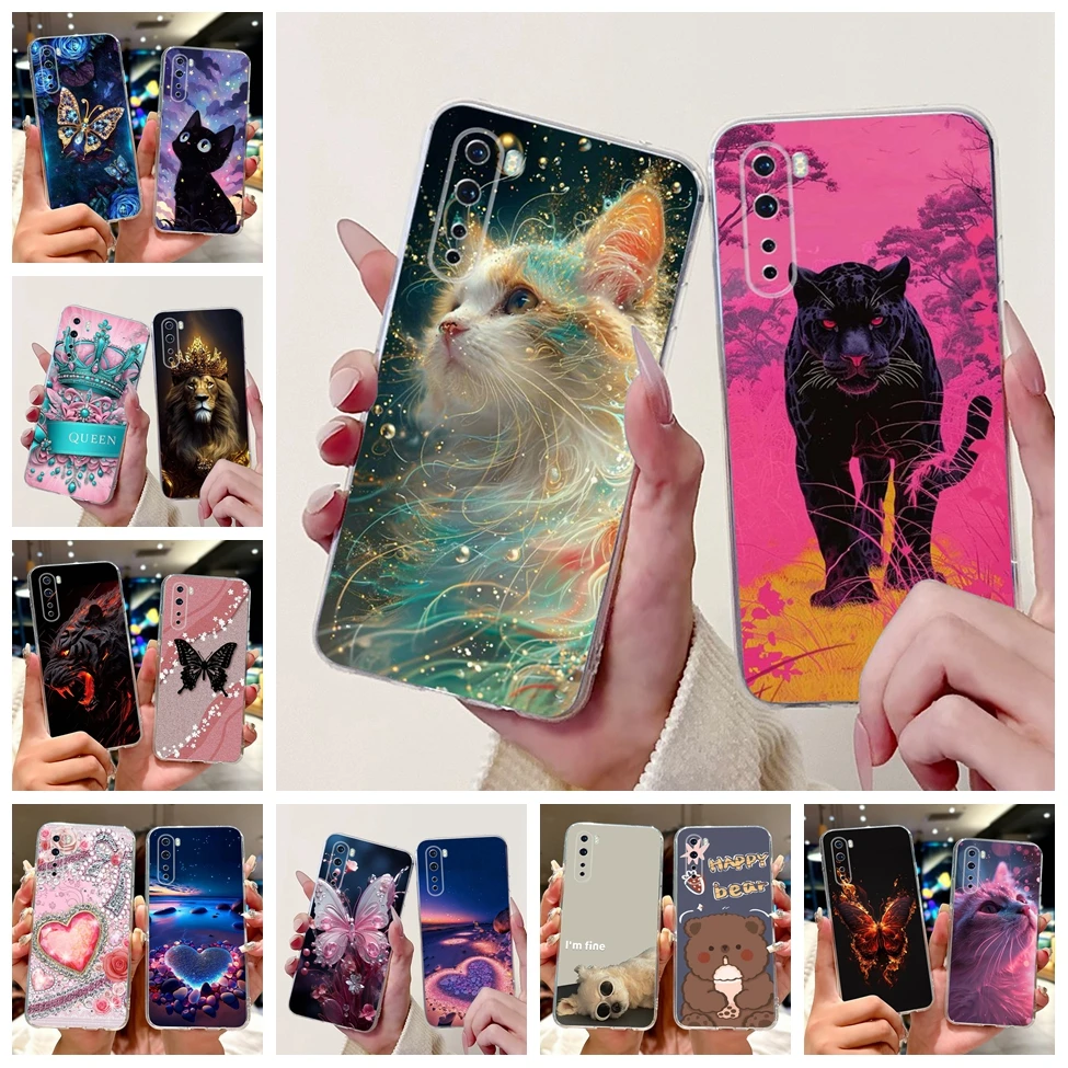 

For OnePlus Nord AC2001 Case Cute Luxury Flower Girls Boys Soft Protective Phone Cover For OnePlus Nord AC2003 Back Cover Funda