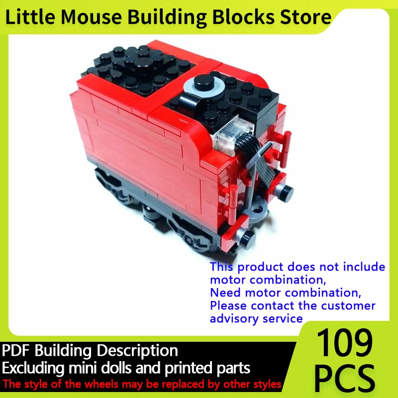 

Модель городской автомобиль MOC, строительные кирпичи, железная дорога, угольный водный грузовик, модульная технология, детские праздничные подарки, сборные игрушки, костюм