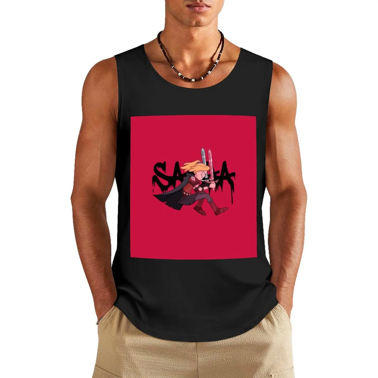 

Sasha Waybright - Graffiti - Amphibia Season 2 Tank Top t-shirts man Man summer clothes fitness