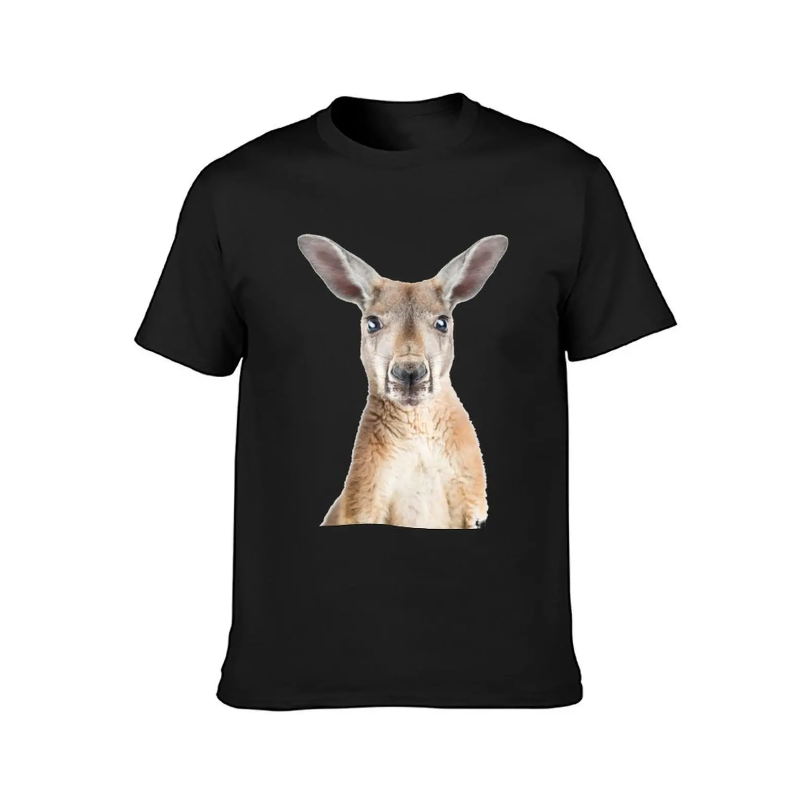 Kangaroo face T-Shirt summer tops Short sleeve tee Men's clothing