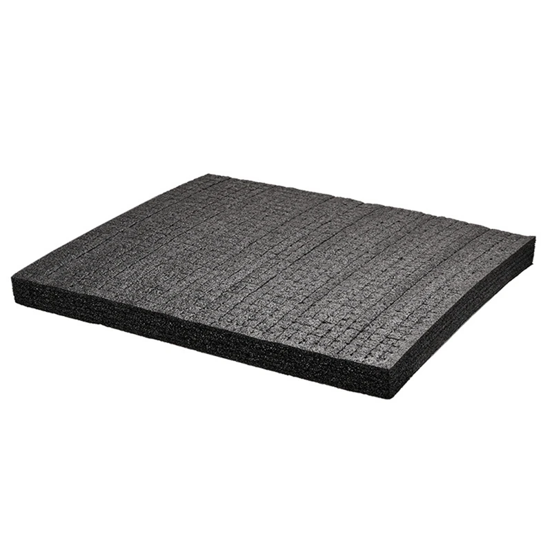 AC88 50x30x2cm Black Foam Inserts for Tool Box, 2PCS Pick Apart Pre-Cutting Foam Lining for Hard Case