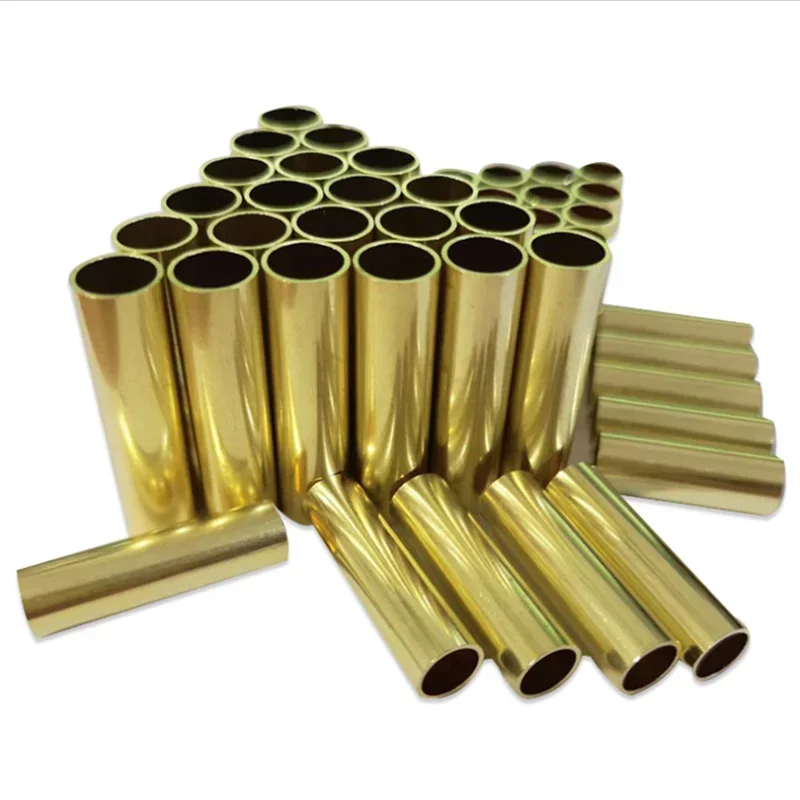 2pcs Brass pipe outer diameter 9mm 9.5 10mm 11mm 12mm 12.5mm length 300 500mm Hollow straight round Thin Brass tube piping