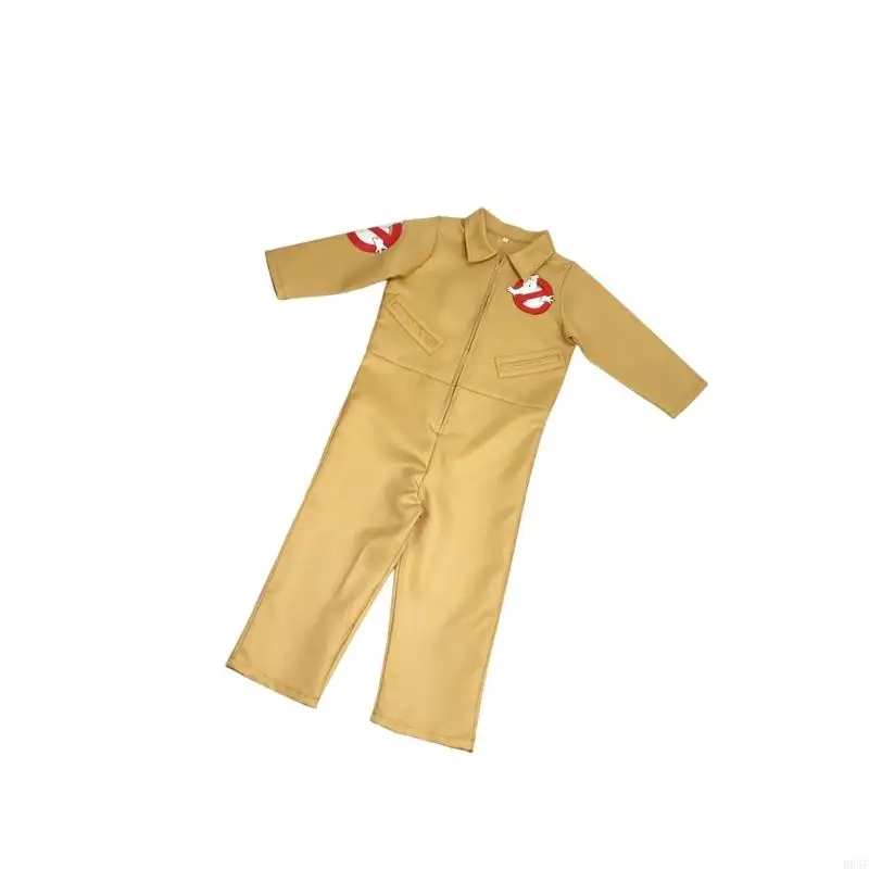 

B95F 1/2Pcs Halloween Cosplay Costumes Ghostbuster Costume Ghostbuster Jumpsuit
