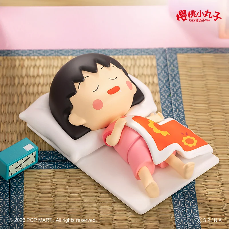 POP MART Chibi Maruko-chan's Interesting Life Series Mystery Box 1PC/9PCS POPMART Blind Box Action Figure Cute Toy