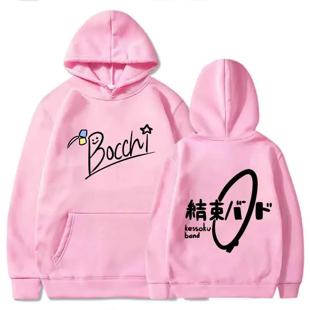 Bochi Rock style casual men's and women's fashion and leisure hooded sweatshirt. Spring and autumn model. Printed knitted shirt.