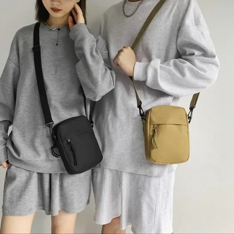 Leinwand Damen Umhängetasche Trend Oxford Schulter Handtasche koreanische einfarbige Student Telefon Tasche einfache Einkaufstaschen Geldbörse