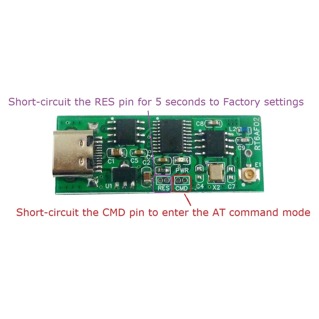 Imagem -02 - Módulo Transceptor sem Fio para Arduino Uart Serial Port Board Nodemcu Rt6af02 Rt39d01 10x Usb-ttl Arduino Mega2560 Esp8266