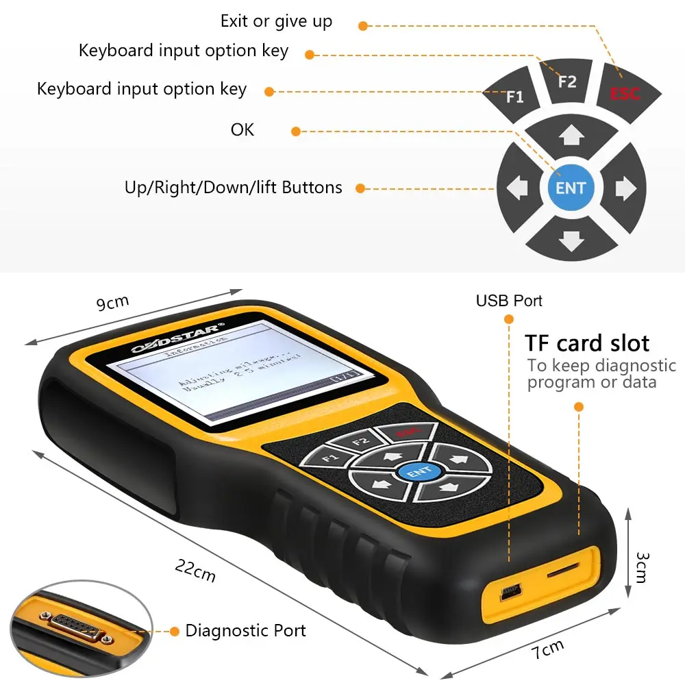 OBDSTAR X300M Special for Adjustment Tool and OBDII Contact Us for Exact Car list Before Ordering