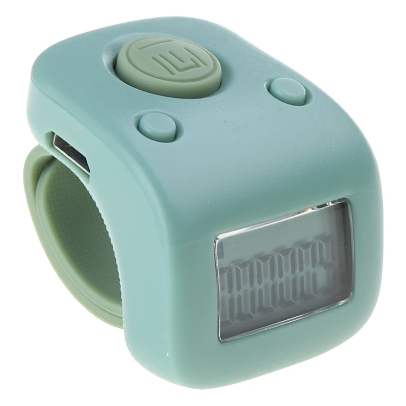 Mini Rechargeable Digital LCD Finger Ring Tally Counters 6 Digit Counter Beads Prayer Clicker 6 Channel Counting