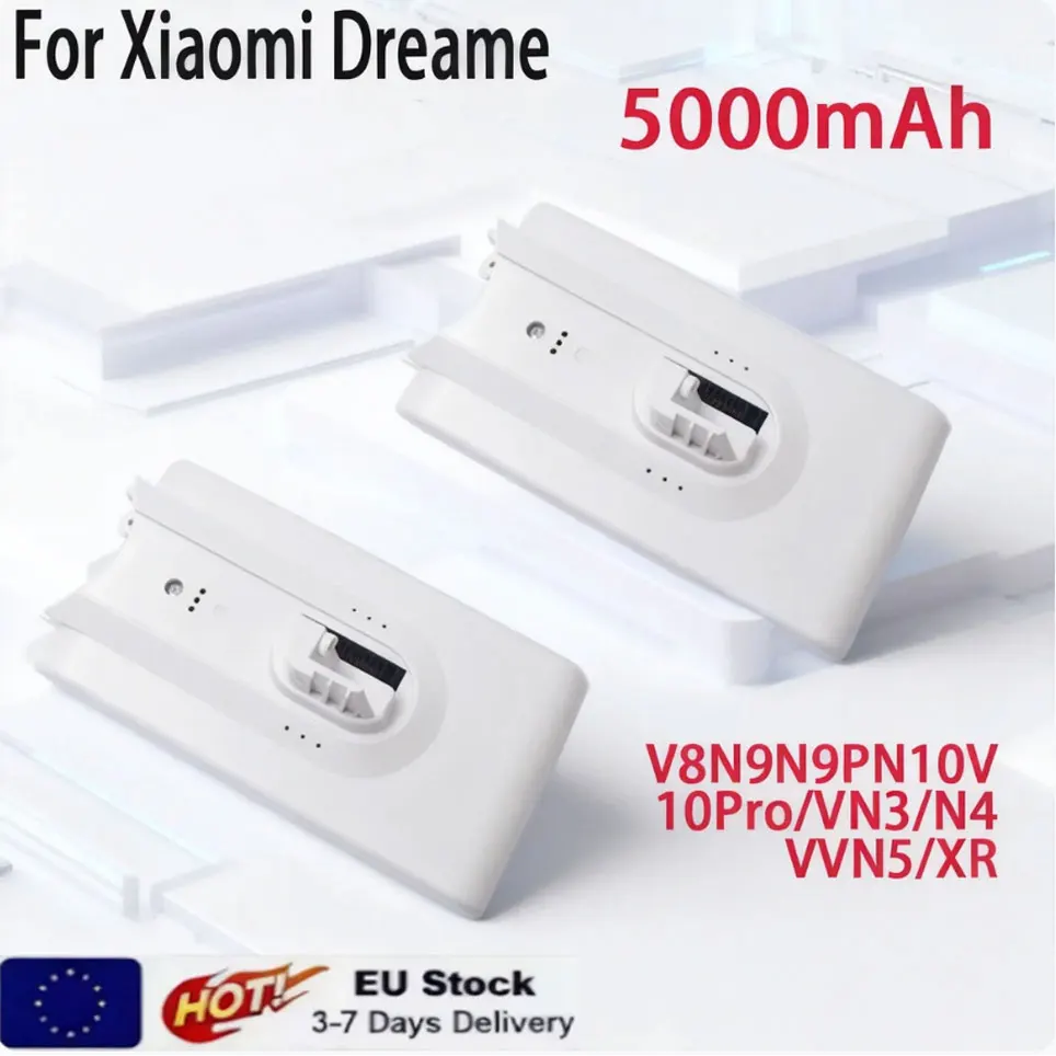 Neuer originaler 5000-mAh-Lithium-Ionen-Akku – für Xiaomi Dream V8/V9/V9P/V10/VVN3/VVN4/XR Staubsaugerzubehör