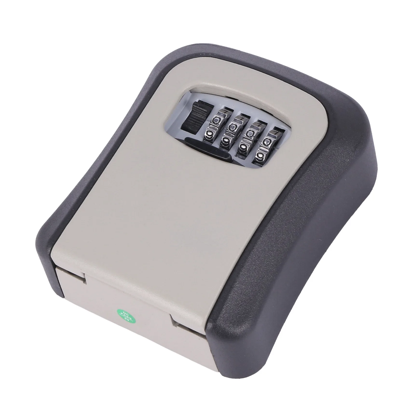 B50B-2X Key Lock Box Wall Mounted Aluminum Alloy Key Safe Box Weatherproof 4 Digit Combination Key Storage