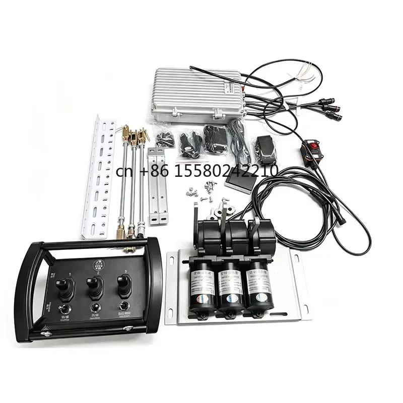 3 Joysticks Truck Crane Wireless Remote Control Kit Safe Efficient Crane Remote Controls Proportional Control Adjustable