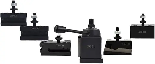 CNC Machine Tools USD Type Tool Post Set Quick Change Tool Post Set 6 Pc For Lathe Swing 9