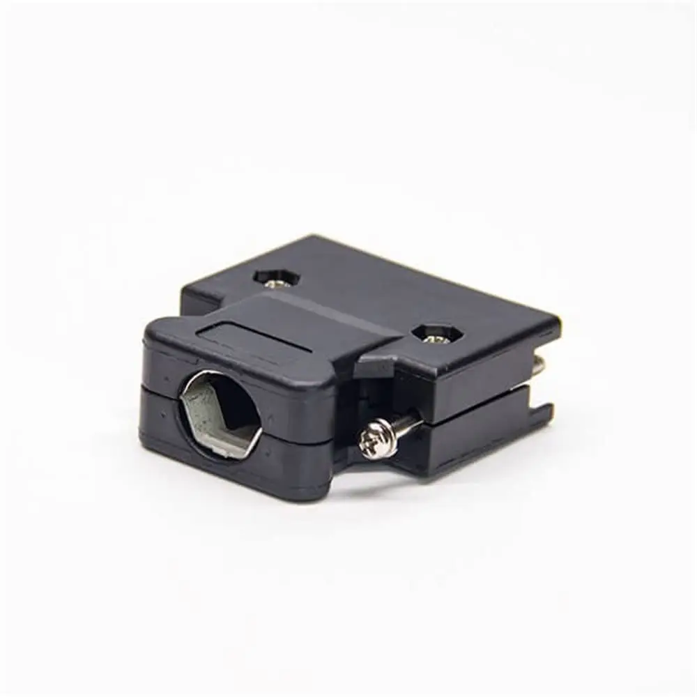 Screw Lock SCSI MDR Connector Male 26 Pin Black Plastic Shell 