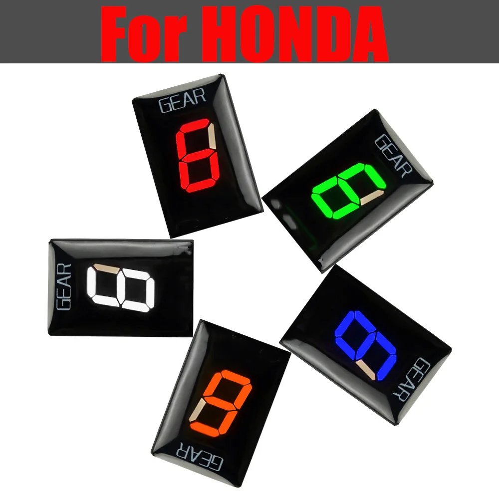 Cocok untuk sepeda motor Honda layar kios LED LCD indikator gigi Digital tujuan umum