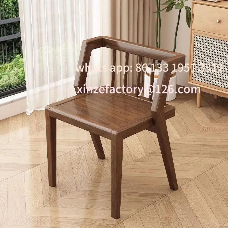 Customizable solid wood balcony table and chair three-piece combination tea table leisure chair household tea small apartment si