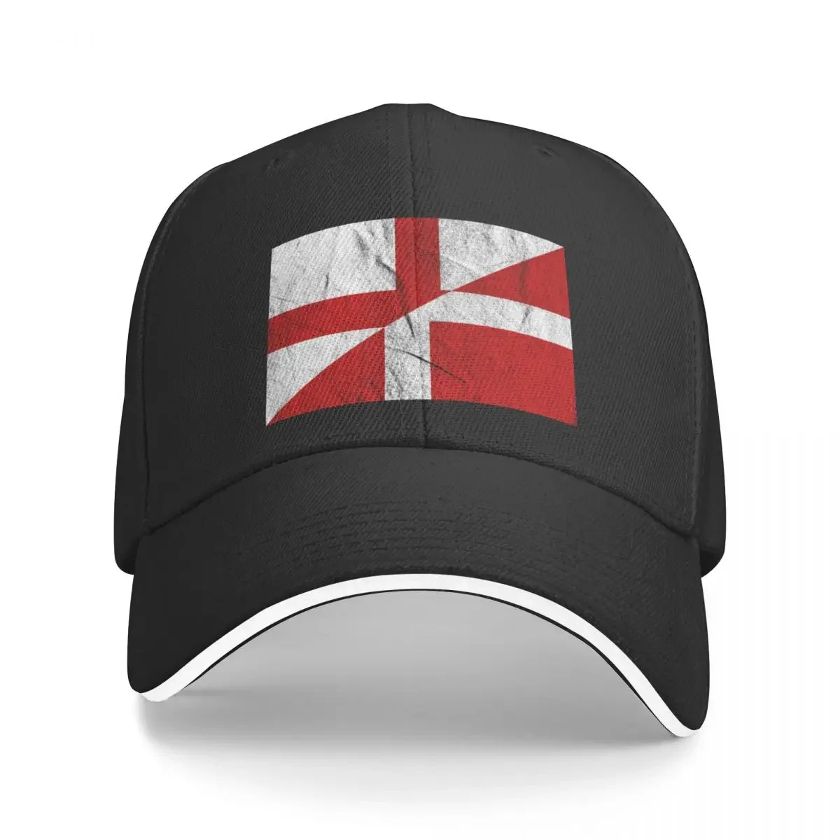 

Vintage Flag England Denmark Baseball Cap Beach Man Women's