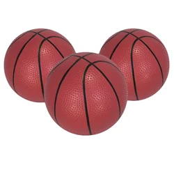 Baloncesto de PVC para niños, juguete para niños, juego de interior y exterior, 6 pulgadas, 3 piezas