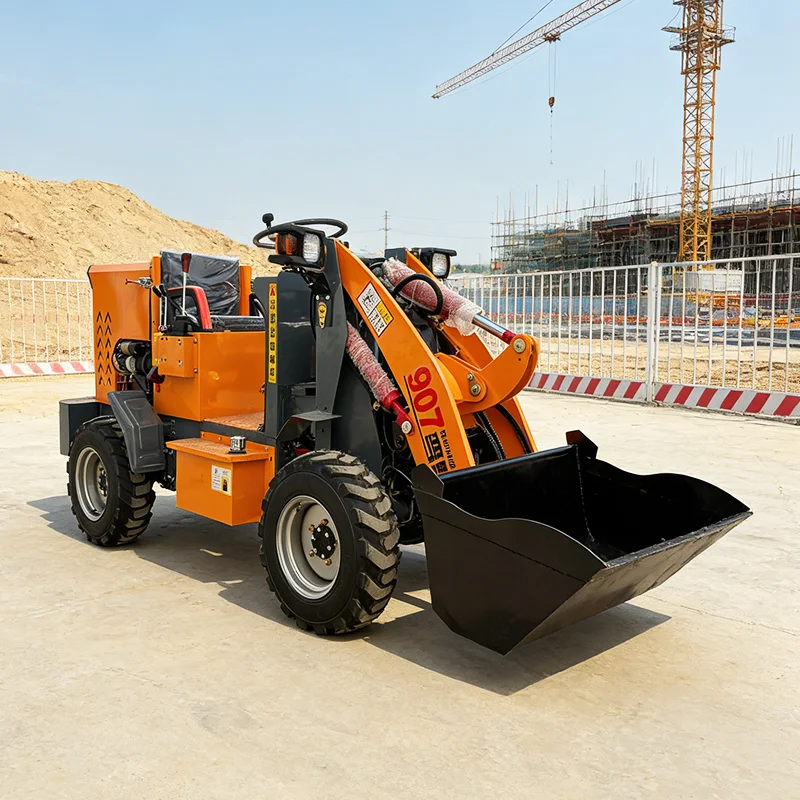 Customized Mini Loader Low-priced Wheel Loader for Sale Factory Direct Sales Suitable for Landscaping Contractors