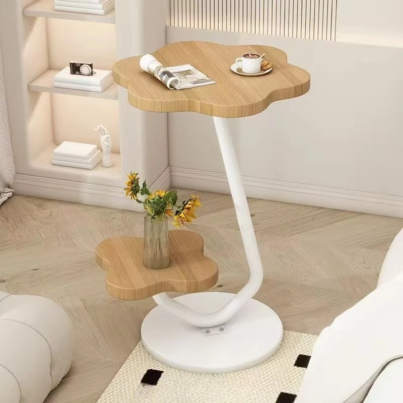 #Retro Style Small Console Table with Storage Rack for Home Living Room Bedroom or Balcony Coffee