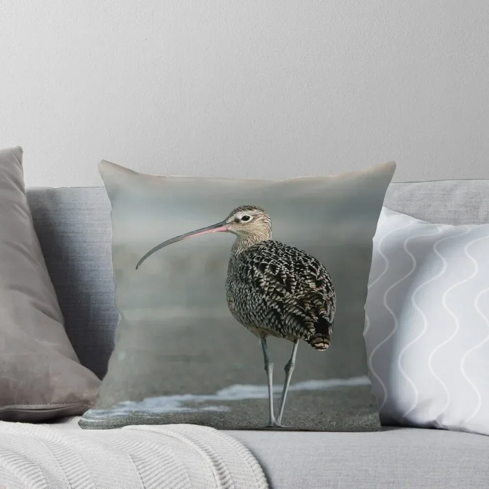 Long-billed Curlew Throw Pillow Cushion Cover Set Rectangular Cushion Cover Pillow