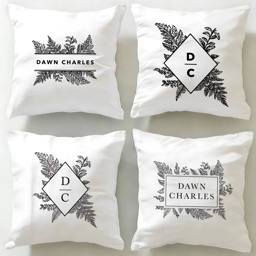 Brand logo DAWN CHARLES Cushion Cover Soft & Easy-Wash Pillow Case – Versatile for Couch, Bed, Travel and Office