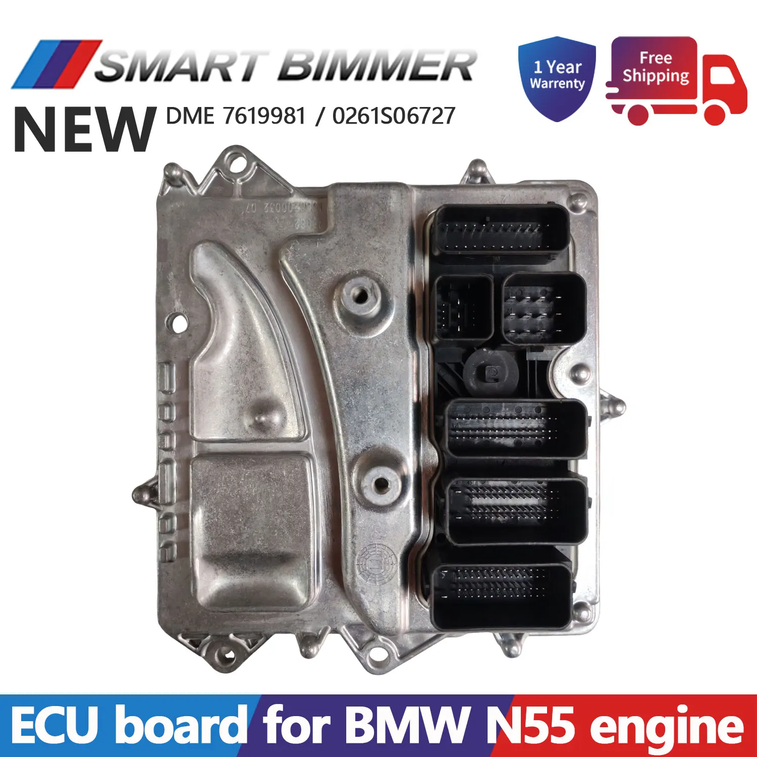 

Engine Control Unit ECU DME 7619981 0261S06727 MEVD17.2 Small Board for N55 Engine E82 E90 135i 335xi