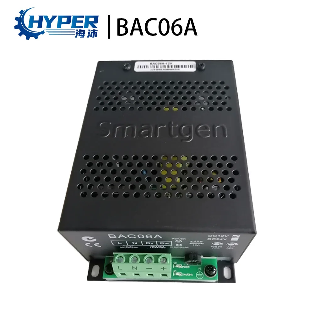 

Зарядное устройство SmartGen BAC06A для дизельного генератора, 12 В, 24 В