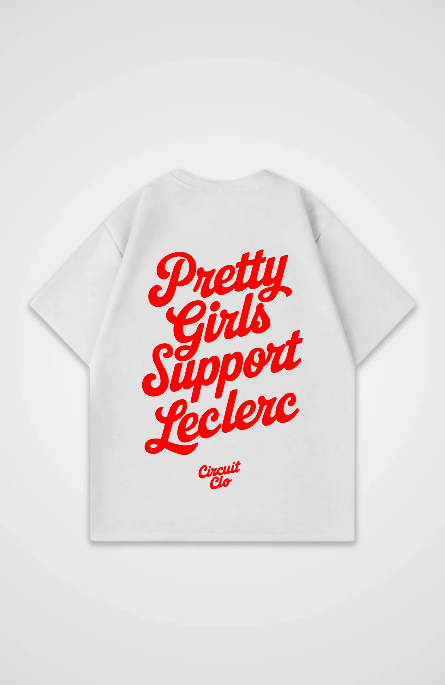 

2025 Summer Men T-shirts New Classic F1 Shirt Racer Top Pretty Girls Support Leclerc Oversized Tees Casual Cotton Men's T-Shirt